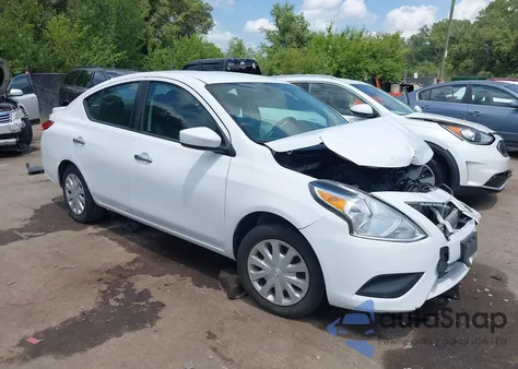 2019 Nissan Versa 1.6 Sv z USA, uszkodzony, nr VIN 3N1CN7AP1KL812595